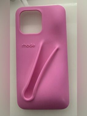 RHODE Pink Silicone iPhone Case for Iphone 14 pro max